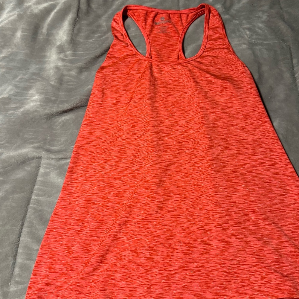 90 Degree By Reflex Heathered Pink Tank Top